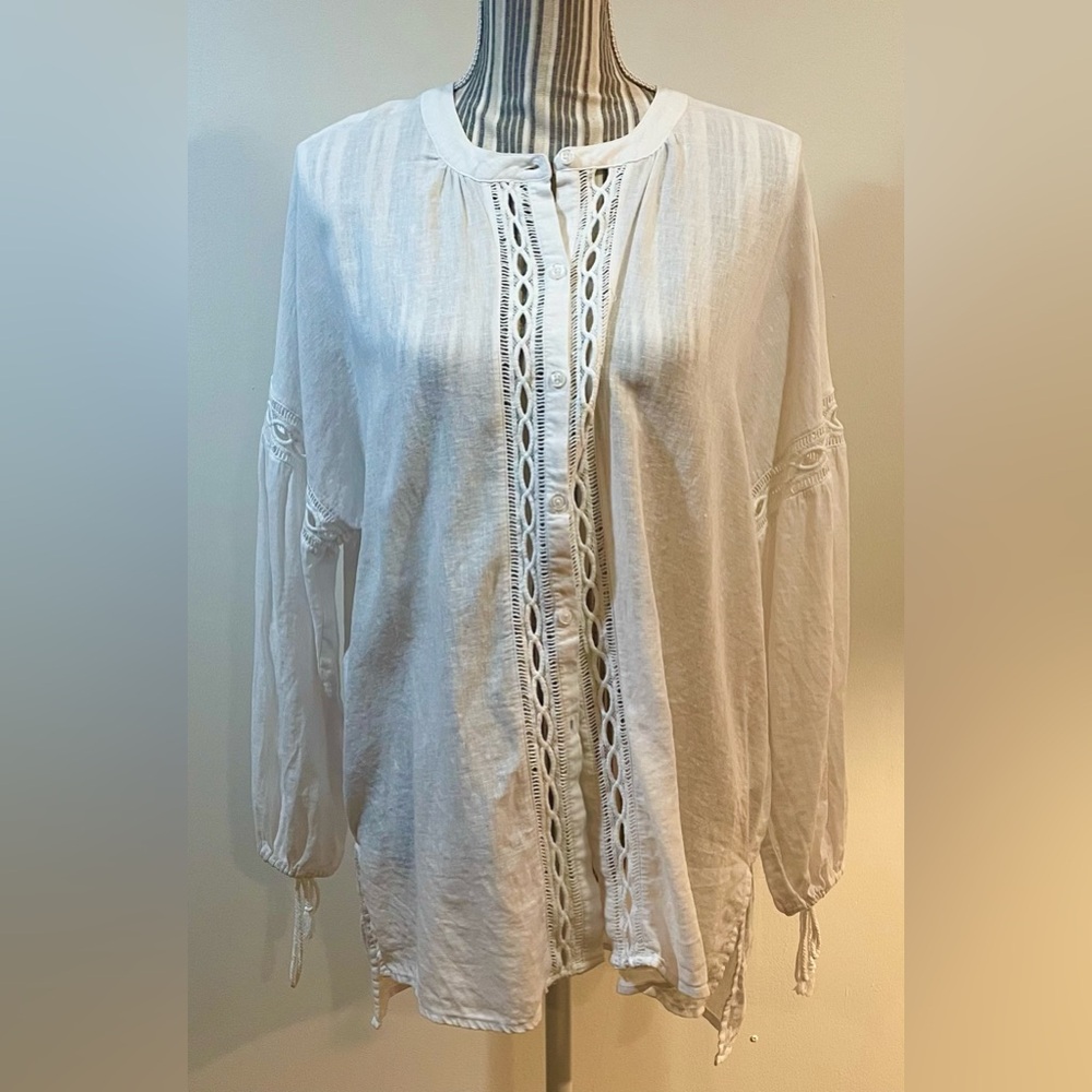 Rails Linen Tunic Top